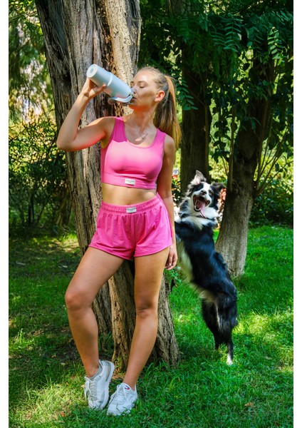 Boostive Beyaz Paslanmaz Çelik Matara -890 Ml, Taşıma Kulplu, Outdoor & Spor fırsatları