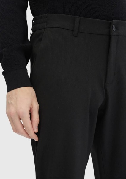 Antrasit Çizgili Örme Jogging Fit Casual Pantolon fırsatları