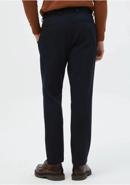 Lacivert Düz Örme Jogging Fit Casual Pantolon indirimleri