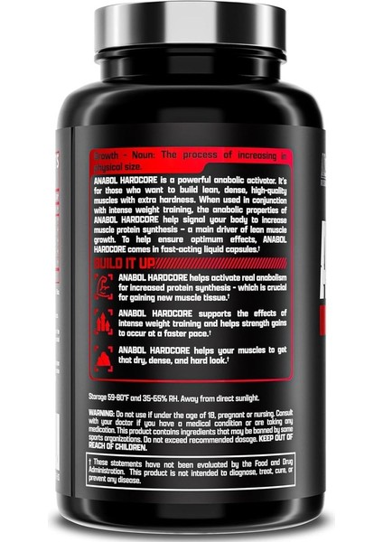Anabol Hardcore - 60 Kapsül modelleri