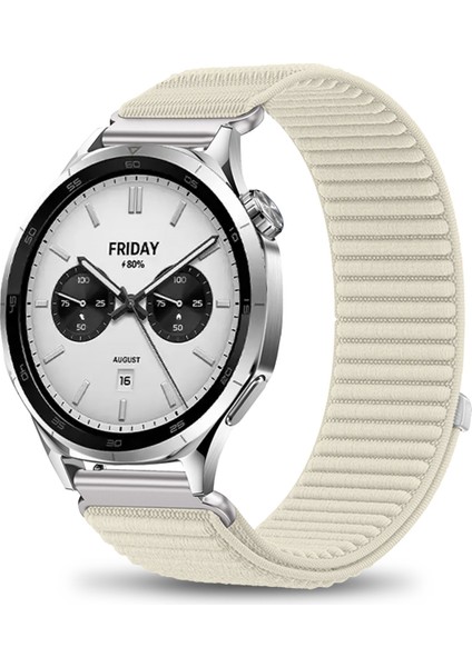 Amazfit Pace / Gtr 2 / Gtr 2e / Gtr 3 / Gtr 3 Pro / Gtr 47MM Uyumlu Cırtlı Metal Tokalı Kordon 22MM