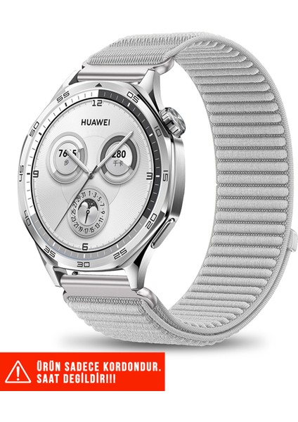 Huawei Honor Magic / Magic 2 / Honor Gs Pro / Gs Uyumlu Spor Cırtlı Metal Tokalı Kordon 22MM