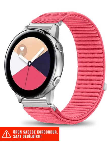 Samsung Galaxy Watch Active / Galaxy Watch Active 2 40 44MM Uyumlu Spor Cırtlı Kordon 20MM