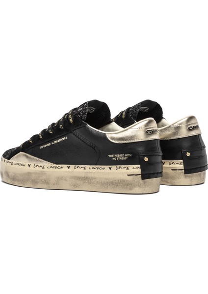 Kadın Sneaker ( Günlük) 25074AA8 Crime London Dıstressed Platform Black modelleri