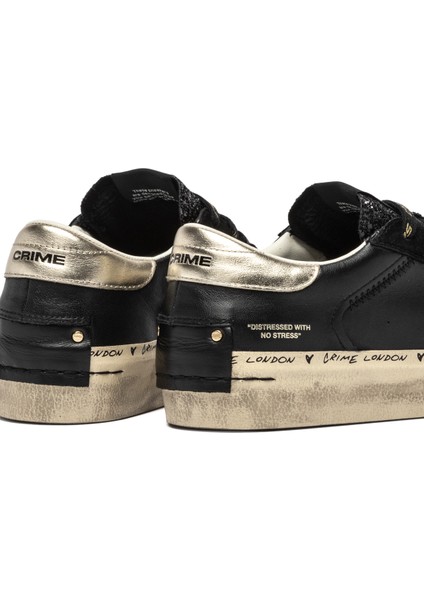 Kadın Sneaker ( Günlük) 25074AA8 Crime London Dıstressed Platform Black