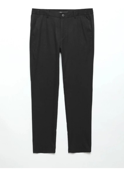 Antrasit Düz Dokuma Jogging Fit Casual Pantolon indirimleri