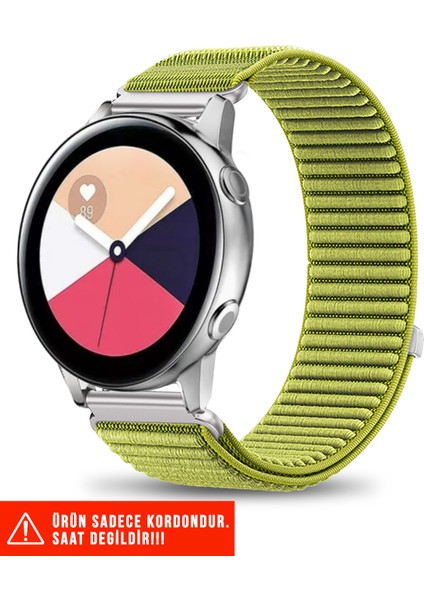 Samsung Galaxy Watch Active / Galaxy Watch Active 2 40 44MM Uyumlu Spor Cırtlı Kordon 20MM