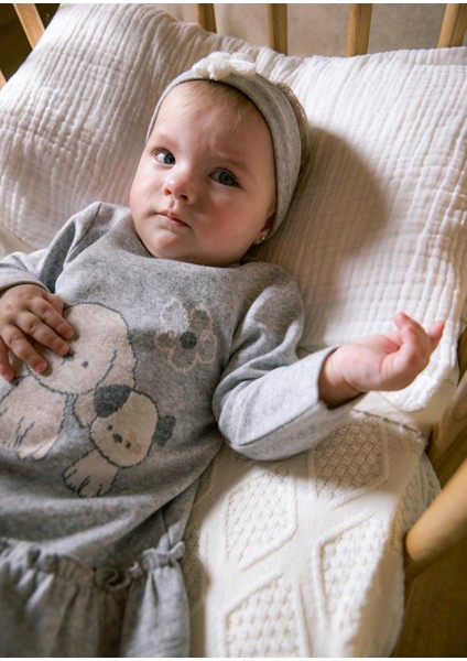 Newborn Kız Bebek Elbise ve Saç Bandı