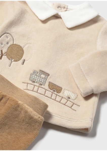 Newborn Erkek Bebek Kadife Takım modelleri