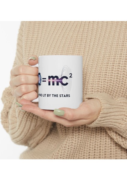 E=mc² Einstein Kupa, Bilimseverler ve Fizikçiler Için Tasarım Kupa Bardak Hediyesi fiyatları