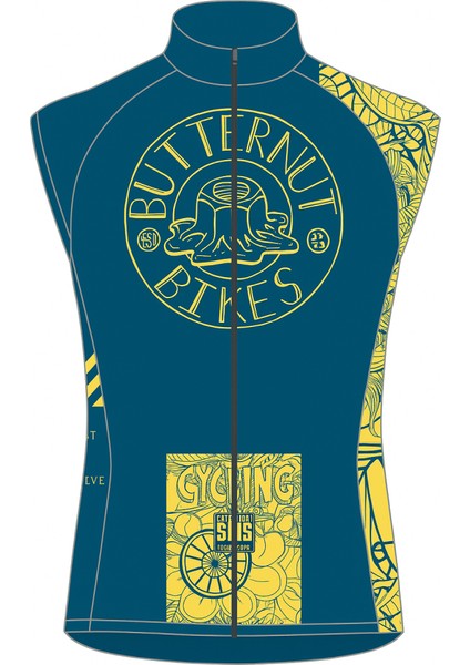 Fıne Lıte Erkek Rüzgarlık Yelek Butternut Bikes 9C54575FINELITE Mavi-L