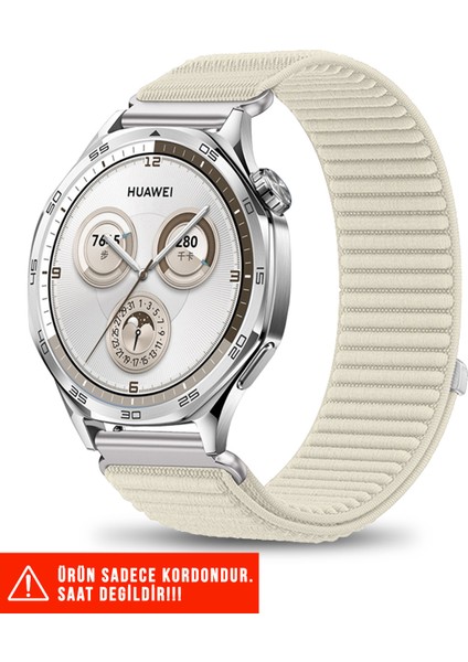 Huawei Honor Magic / Magic 2 / Honor Gs Pro / Gs Uyumlu Spor Cırtlı Metal Tokalı Kordon 22MM