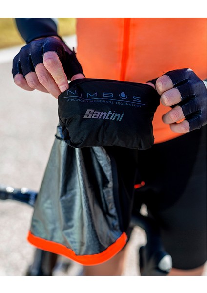 Guard Nımbus Su Geçirmez Rüzgarlık Yağmurluk Yelek 1W55175GUARDNIMB Siyah Turuncu-Xs indirimleri