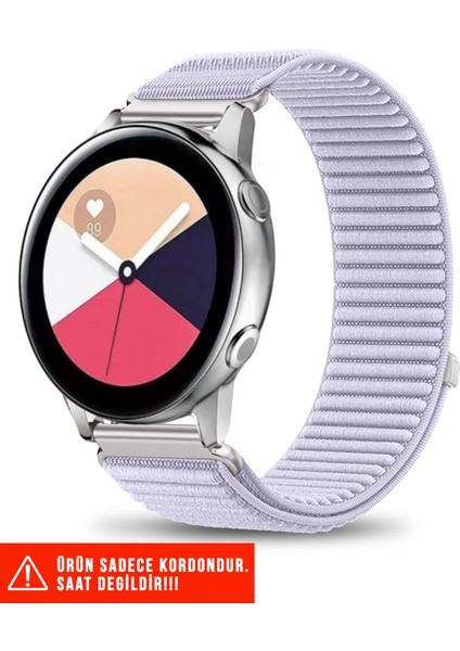 Samsung Galaxy Watch Active / Galaxy Watch Active 2 40 44MM Uyumlu Spor Cırtlı Kordon 20MM