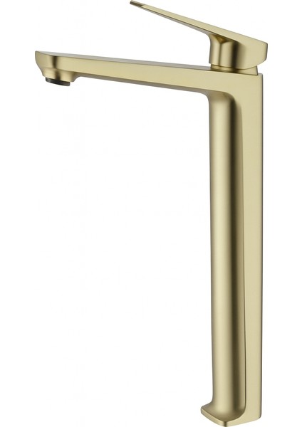 Matte Gold Çanak Lavabo Bataryası