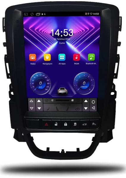 Opel Astra J Tesla 2010/2021 6gb Ram 128GB Hafıza QLED Carplay Kamera Android Multimedya fırsatları