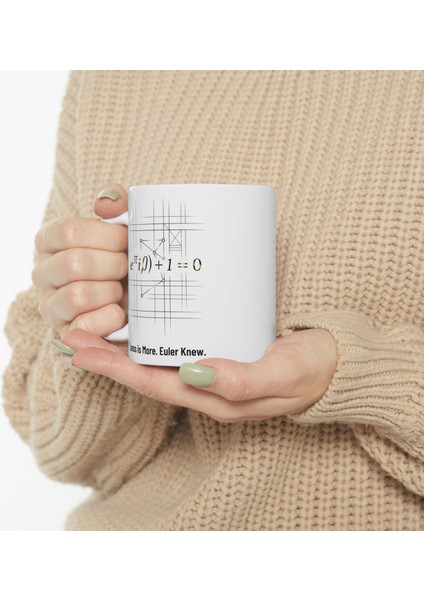 Less Is More Euler Denklem Kupa Bardak – Matematik ve Tasarım Tutkunları Için ve Minimalist Hediye fiyatları