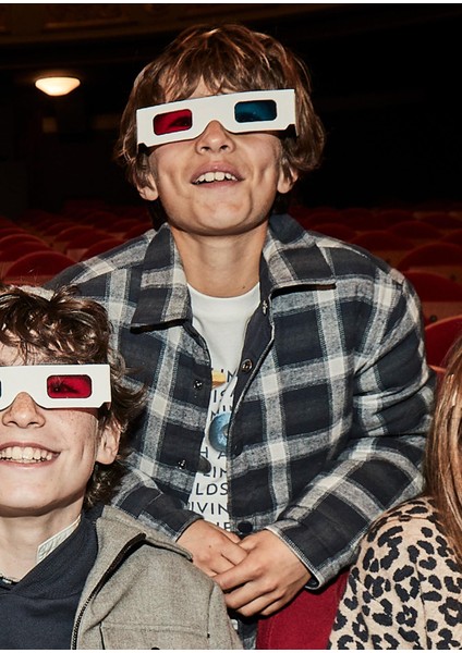 Erkek Çocuk Kareli Ceket