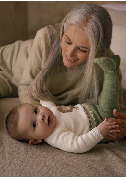 Newborn Erkek Bebek Triko Takım