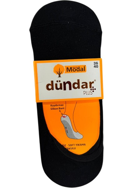 Dündar Modal Silikonlu Babet Çorap 6'lı