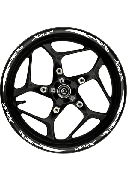 Xmax Beyaz Yazılı Beyaz Pençe Şeritli