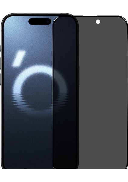 Apple iPhone 16 Pro Uyumlu Hayalet Ekran Koruyucu Tam Kapatan Gizli Tamperli Cam