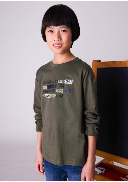 Erkek Çocuk Sweatshirt Yeşil