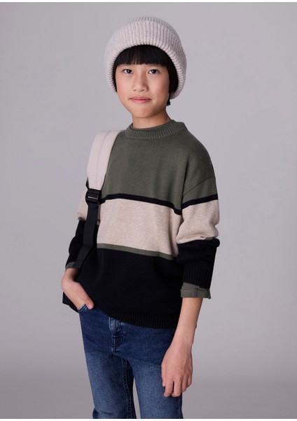 Erkek Çocuk Kazak Yeşil