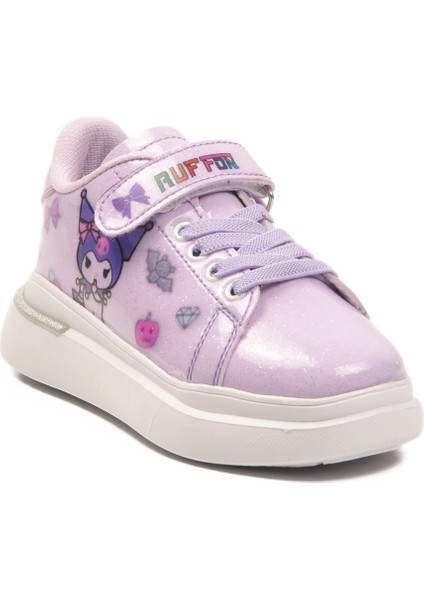 Lila Rugan Simli Cırtlı Hafif Esnek Kız Çocuk Spor Ayakkabı 2540-26K P modelleri