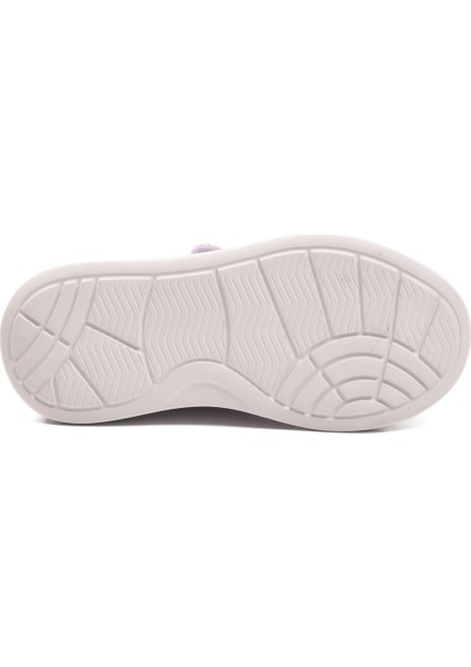 Lila Rugan Simli Cırtlı Hafif Esnek Kız Çocuk Spor Ayakkabı 2540-26K P indirimleri