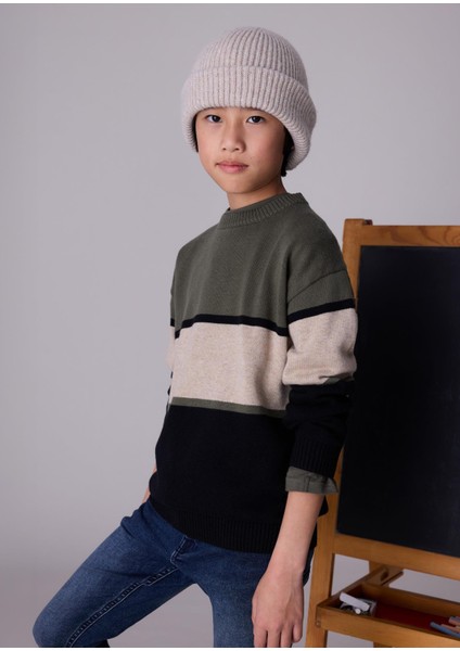 Erkek Çocuk Kazak Yeşil