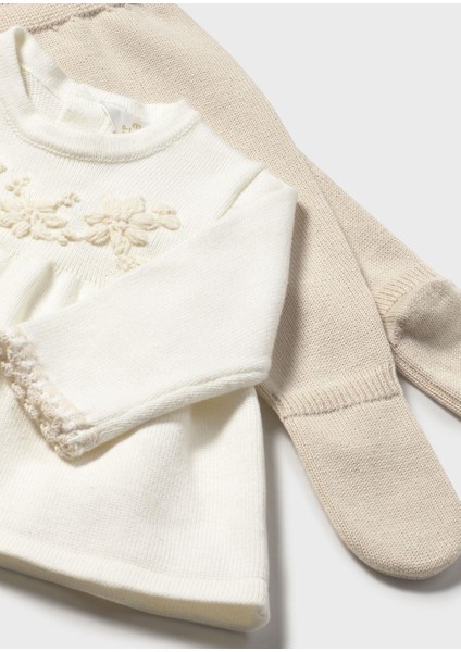 Newborn Kız Bebek Triko Takım modelleri