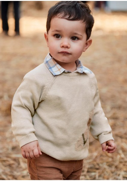 Erkek Bebek Kazak Bej