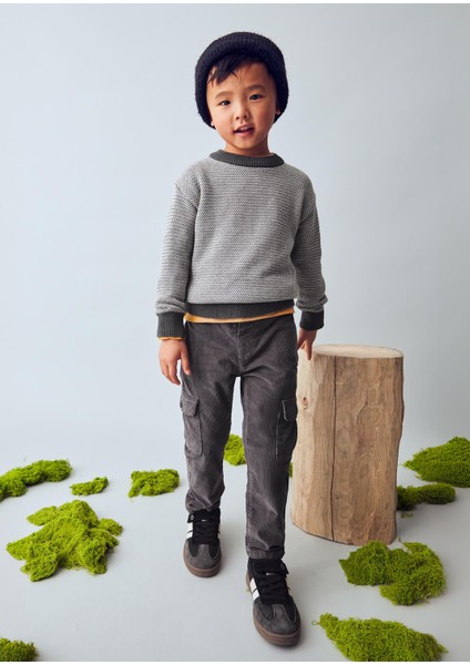 Erkek Çocuk Kargo Cep Pantolon