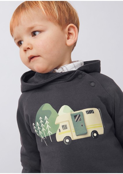 Erkek Bebek Kapşonlu Sweatshirt indirimleri