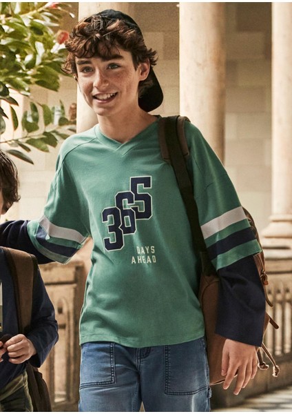 Erkek Çocuk Sweatshirt Yeşil