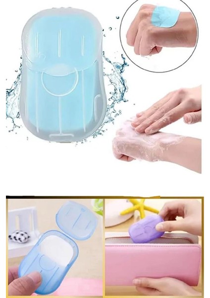 1000 Li Suda Eriyen Kağıt Sabun Öğrenci Çocuk Okul Dezenfektan Seyahat Kamp Piknik El Yıkama Sabunu fiyatları