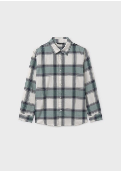 Erkek Çocuk Kareli Gömlek Yeşil fiyatları