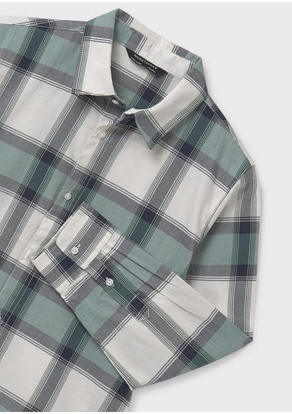 Erkek Çocuk Kareli Gömlek Yeşil fırsatları