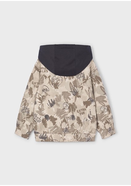 Erkek Çocuk Baskılı Kapşonlu Sweatshirt modelleri