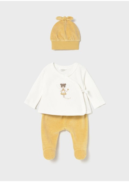 Newborn Kız Bebek Örme Takım