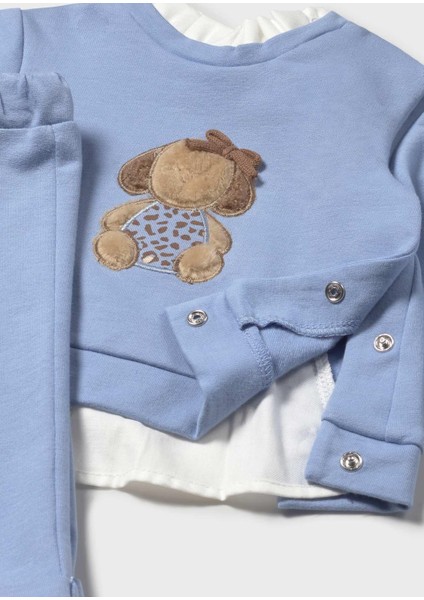 Newborn Kız Bebek Örme Takım Mavi modelleri