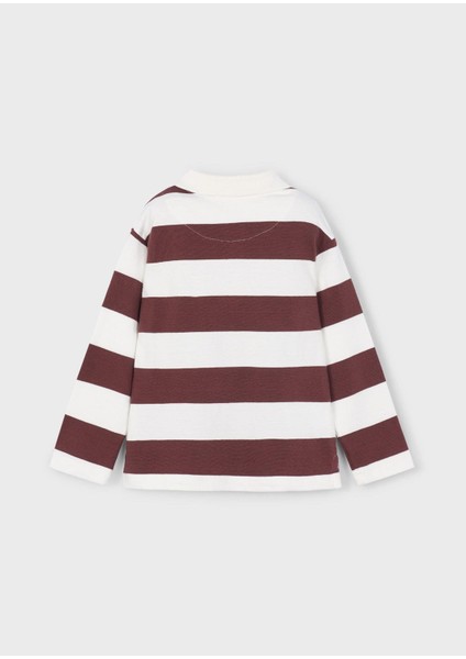 Erkek Çocuk Yakalı Sweatshirt Kırmızı modelleri