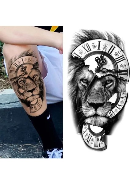 Geçici Aslan Figürlü Dövme fırsatları