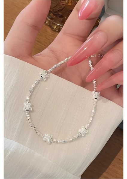 Minimal Tasarım Kelebek Bileklik Pinterest Parlak Taş Princess Bileklik modelleri