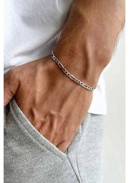 Paslanmaz 3 Adet Erkek Spor Çelik Bileklik Set (Figaro-Gurmet -Küba) fiyatları