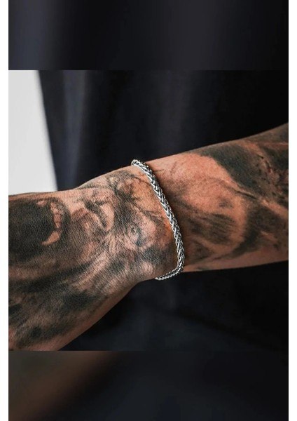 Paslanmaz 3 Adet Erkek Spor Çelik Bileklik Set (Figaro-Örme-Angelus) fırsatları