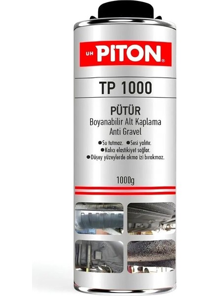 Pıton Pütür 1000 Grm 1 kg Araç Araba Çamurluk Taş Darbe Koruma Su Tutmaz Ses Yalıtımlı Boyanabili Kaplama. fiyatları