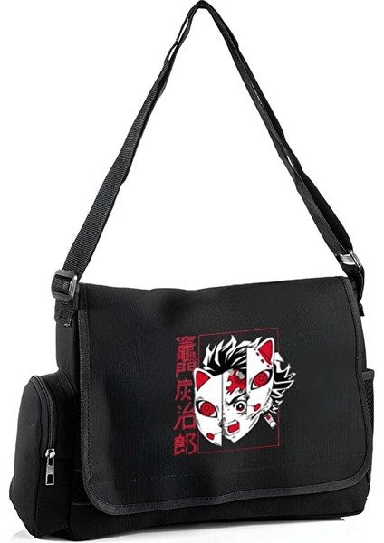 Siyah Anime Demon Slayer Tanjiro Kamado Y2K Kol Çantası fiyatları