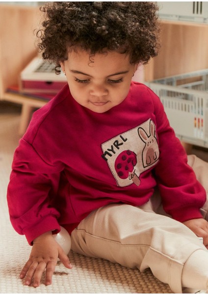 Kız Bebek Pantolon ve Swearshirt Takım